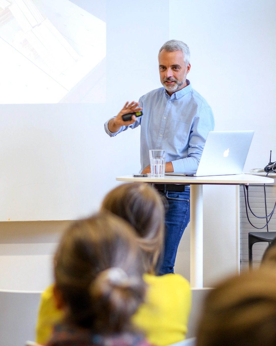 Daniel Franc giving a talk